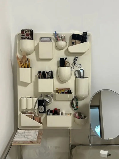 Wall-Mounted Modular Storage Organiser Board