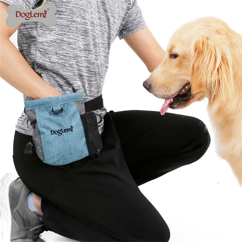 Dog Treat Bag – Portable Training Snack Pouch with Waist Belt