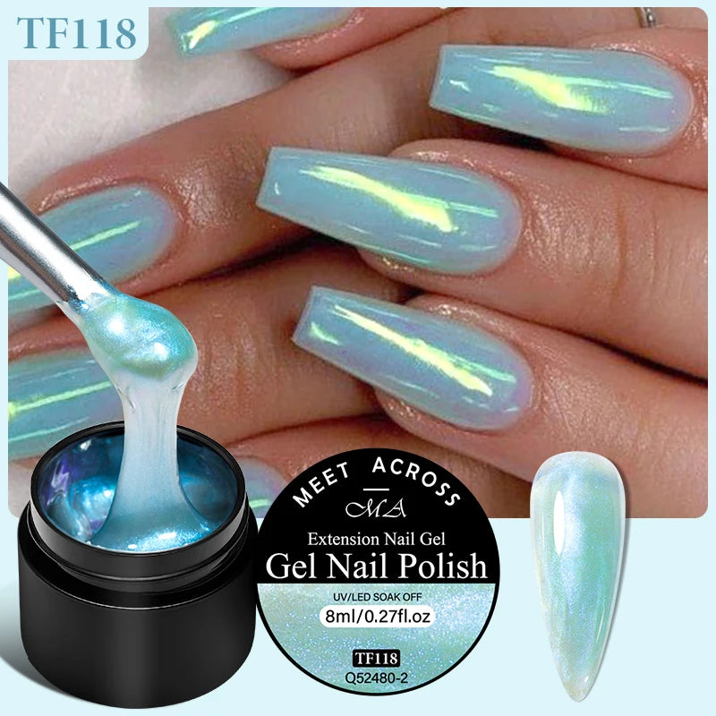 MEET ACROSS 8ML Aurora Extension Gel Polish