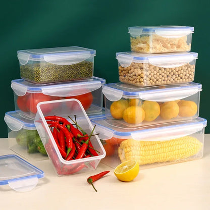 Sealed Rectangular Food Storage Container with Lid