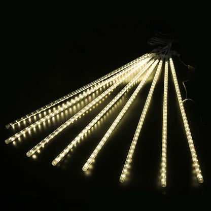 LED Meteor Shower Christmas String Lights
