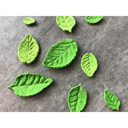 3D Rose Leaf Silicone Fondant & Chocolate Mold
