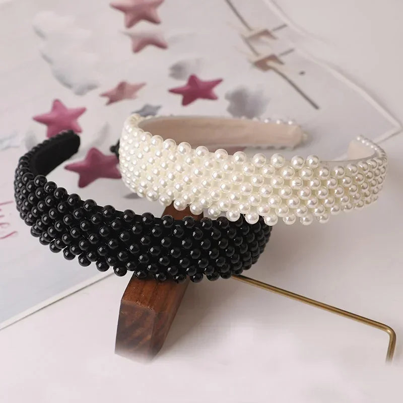 Pearl Hair Strap Headband for Women & Girls