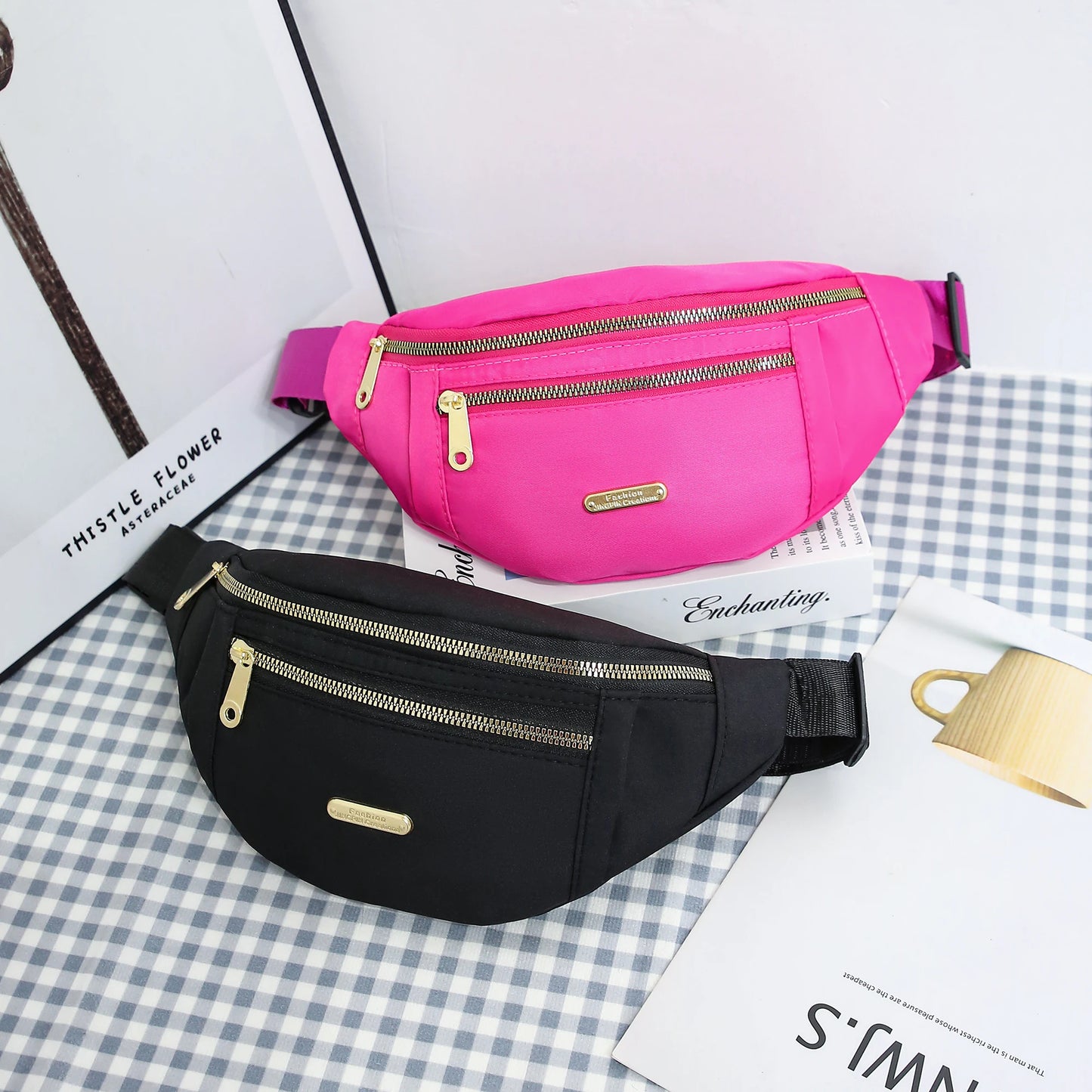 Multi-Layer Sports Waist Bag