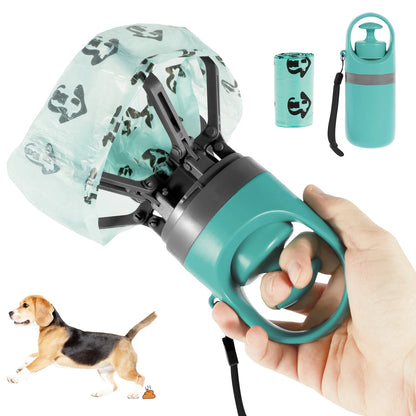Portable Dog Pooper Scooper with Waste Bag Dispenser