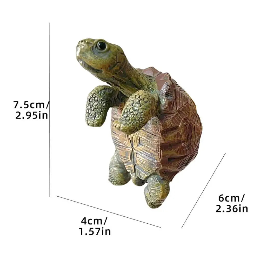 Resin Turtle Plant Pot Hanger Ornament