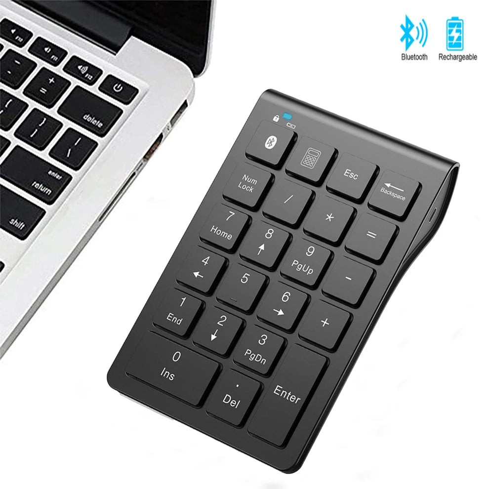 Rechargeable Bluetooth Numeric Keypad