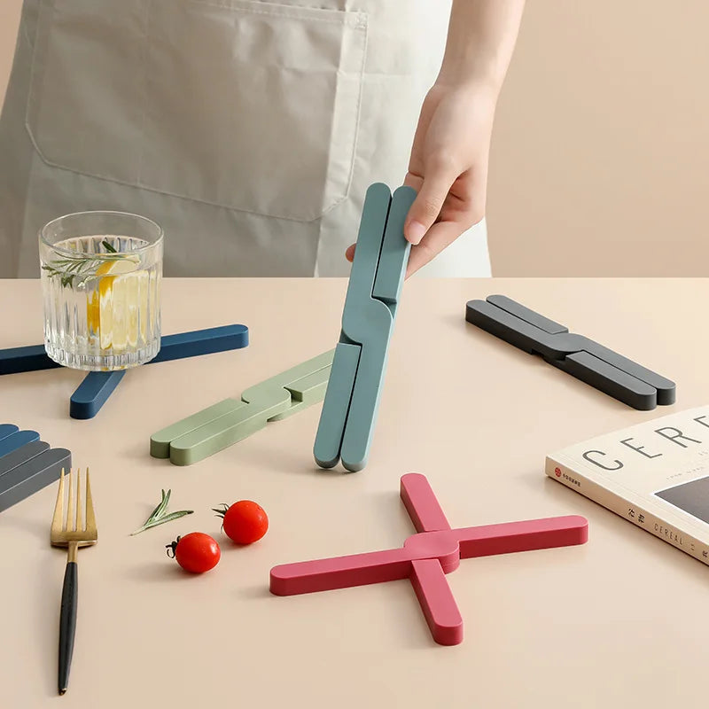 Silicone Folding Trivet Mat