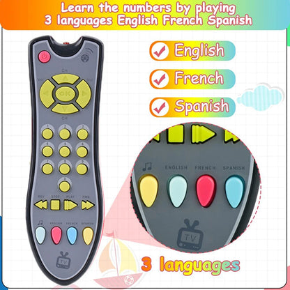 Music Mobile Phone TV Remote Control Baby Early Educational Toy