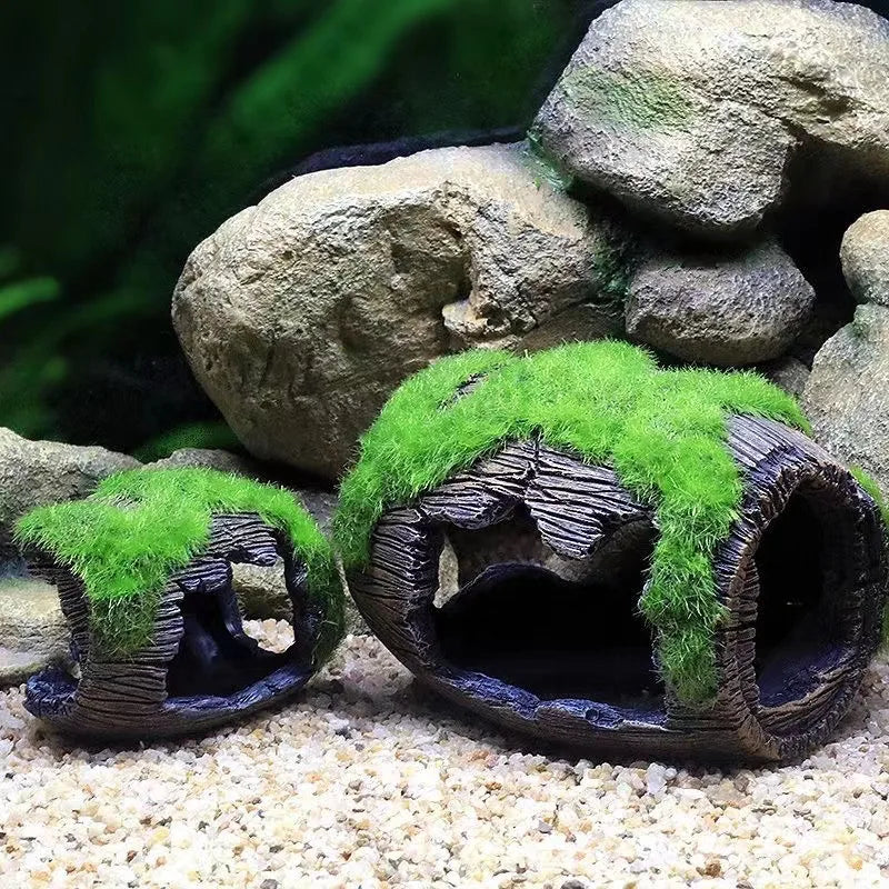Resin Aquarium Cask Shelter Decor