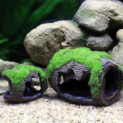 Resin Aquarium Cask Shelter Decor