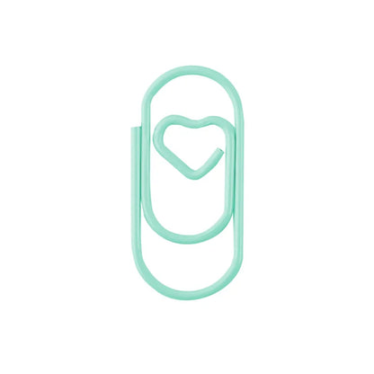 Macaron Heart Paper Clips Set