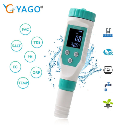 Digital Chlorine Meter PH Tester