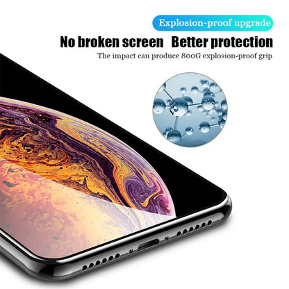 3PCS Full Cover Tempered Glass for iPhone