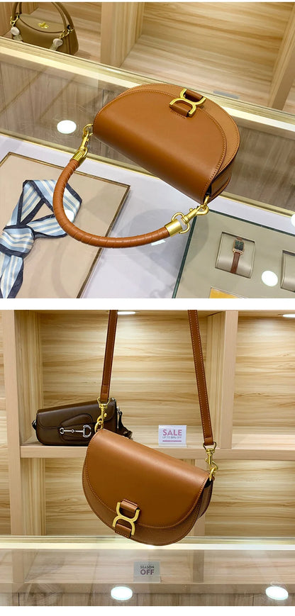 Vintage Leather Diaper Bag