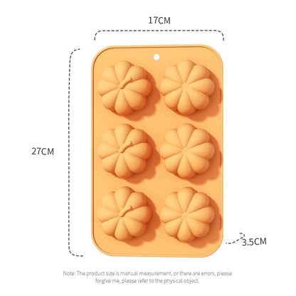 Reusable Food Grade Pumpkin Silicone Baking Mold