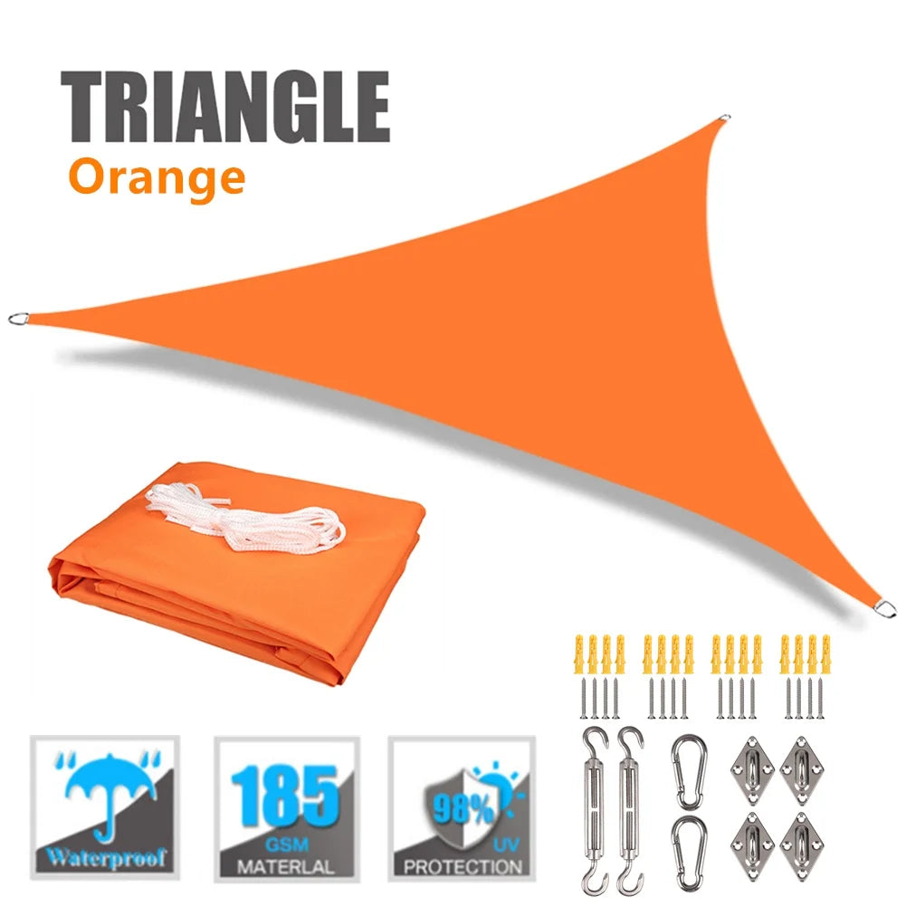 Waterproof Triangle Sun Shade Sail
