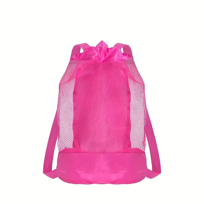 Large Capacity Mesh Beach Storage Backpack