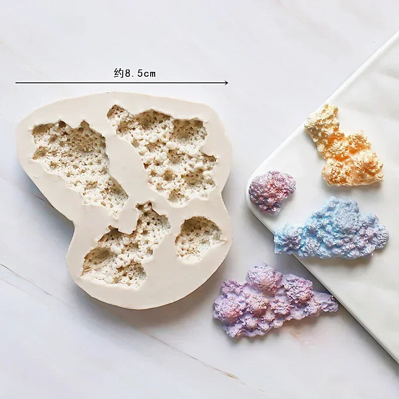 VERIDIAN Rock Brick Wall Texture Silicone Molds Diy Wood Grain Tree Bark Silicone Mat Fondant Baking Mold Cake Decorating Tools