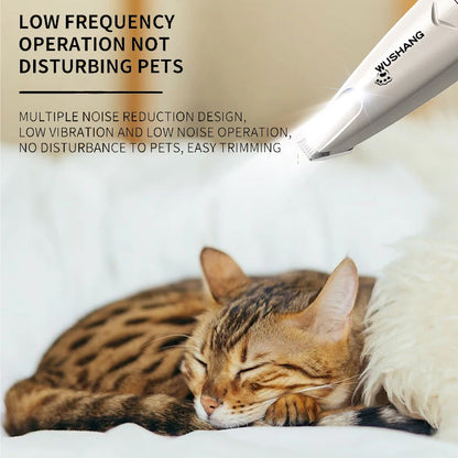 Rechargeable Waterproof Paw, Face & Ear Hair Trimmer
