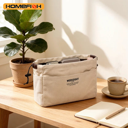 Canvas Cosmetic Storage Bag