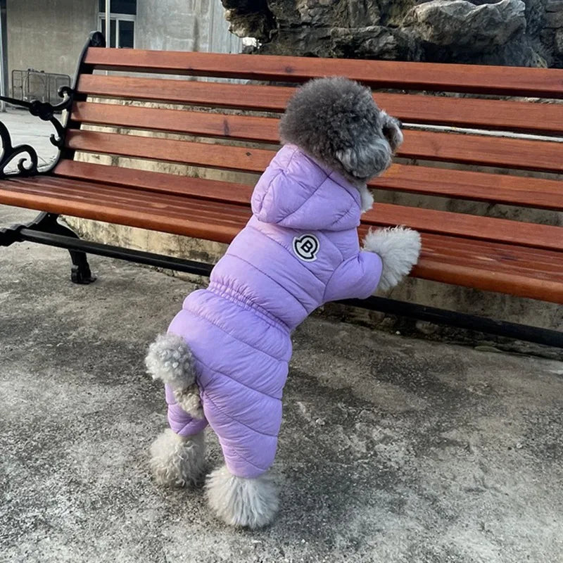 Waterproof Four-Legged Dog Jumpsuit Jacket
