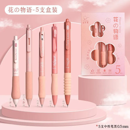 0.5mm Quick Dry Gel Pen – Cute Kawaii Neutral Ink Writing Pen
