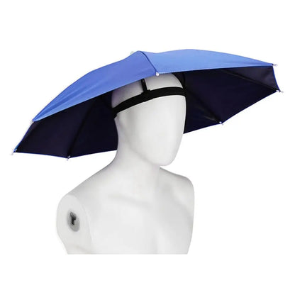 Foldable Head Umbrella Hat