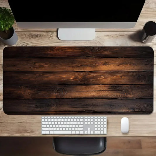 Rustic Wooden Style Mouse Pad Desk Mat