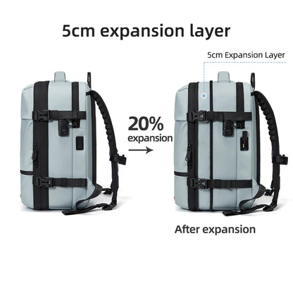 Expandable Vacuum Compression Travel Backpack