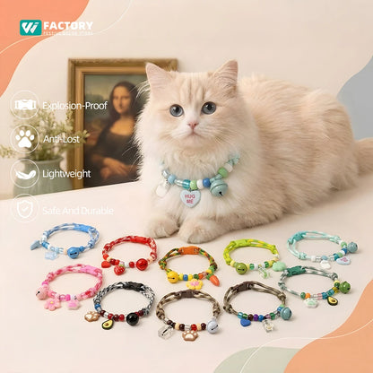 Beaded Pet Necklace Collar
