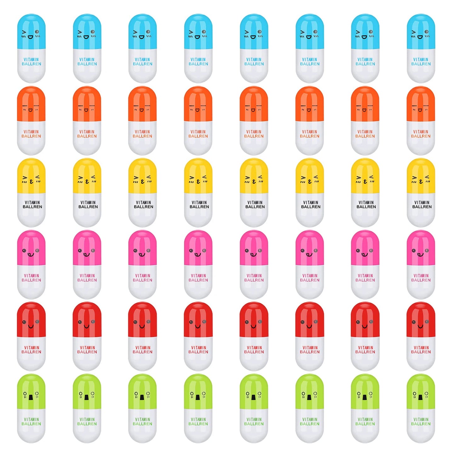 Cute Retractable Capsule Pens for School, Office & Party Favors