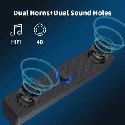 VIKEFON Bluetooth Soundbar Speaker for TV & PC