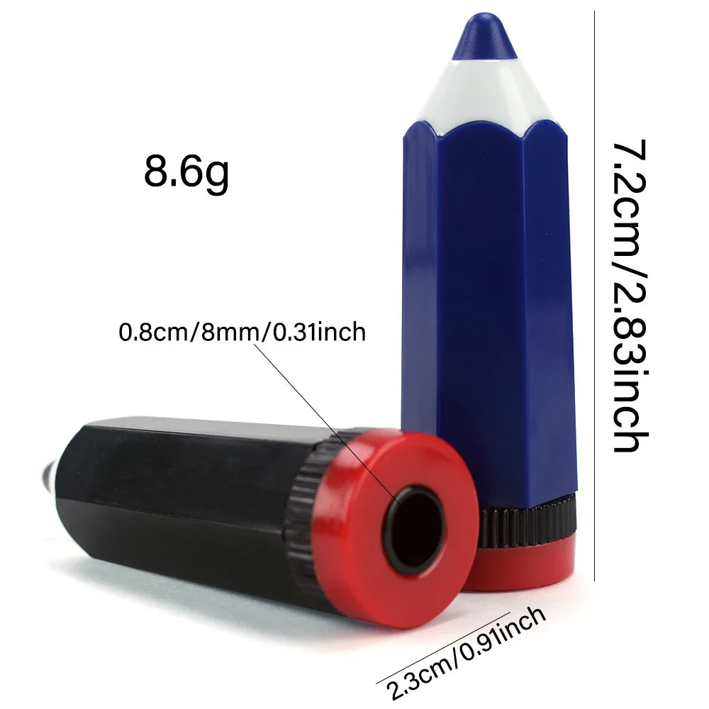 Pencil Sharpener Creative Cartoon Pencil-Shaped Single-Hole Color Sharpener Office School Supply Artistic Stationery