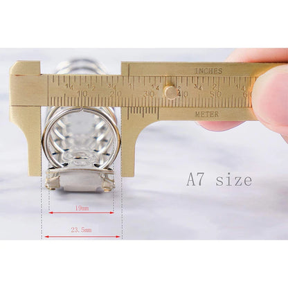 A7 Ring Binder Mechanism – Mini Loose Leaf Notebook Rings with Screws