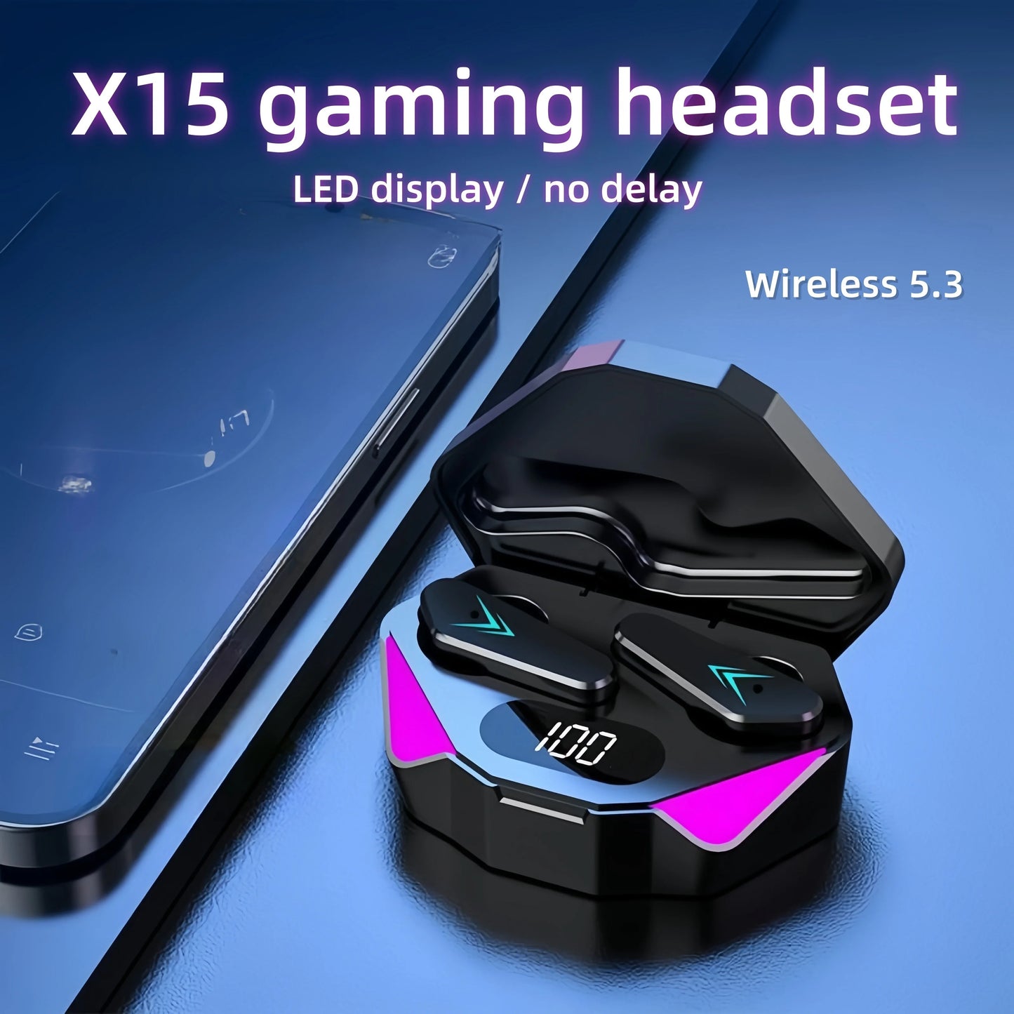 X15 TWS Gaming Wireless Earbuds