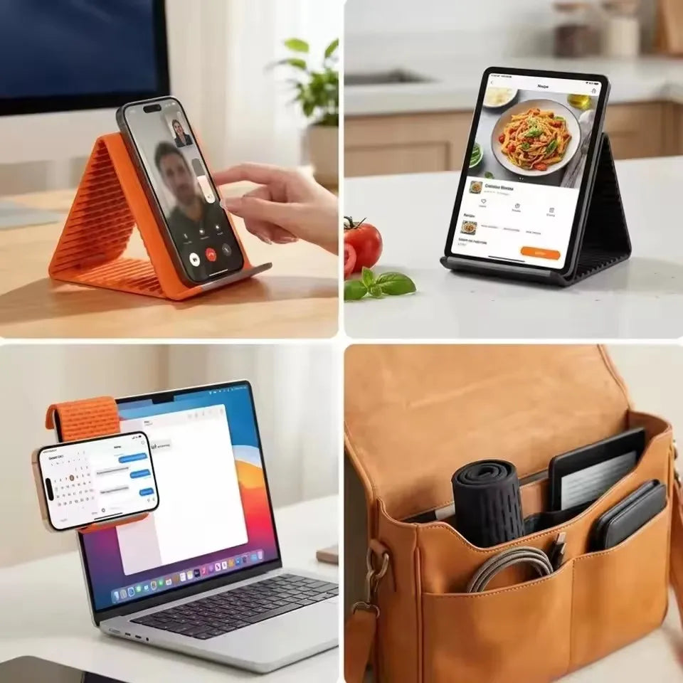 Flexible Foldable Silicone Device Stand