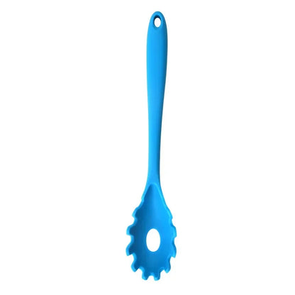 Silicone Pasta Colander Spoon with Long Handle