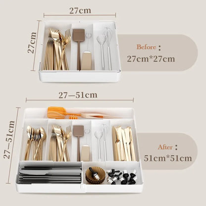 Expandable Silverware Drawer Organizer