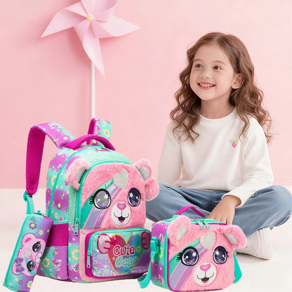 Girls School Backpack & Lunch Bag Set