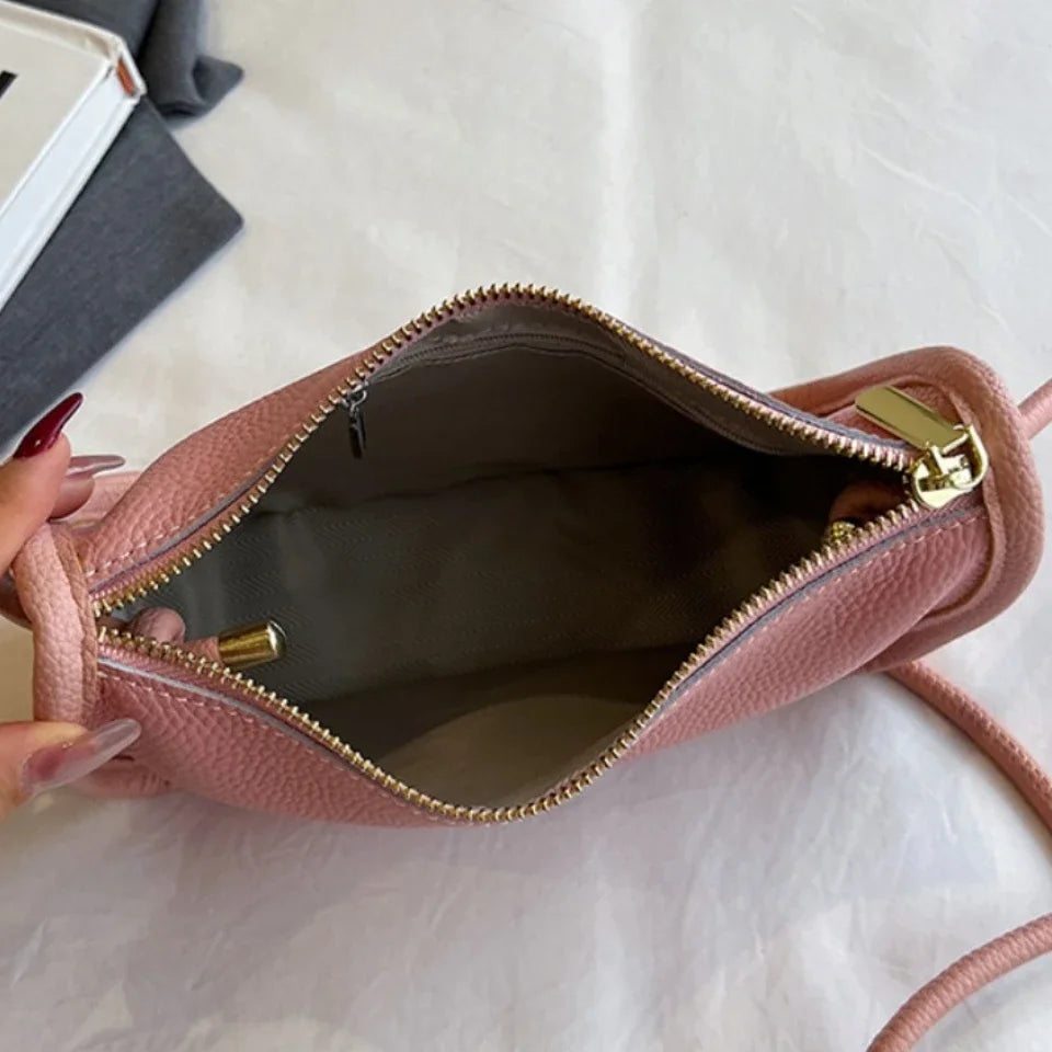 Genuine Cow Leather Crossbody Bag
