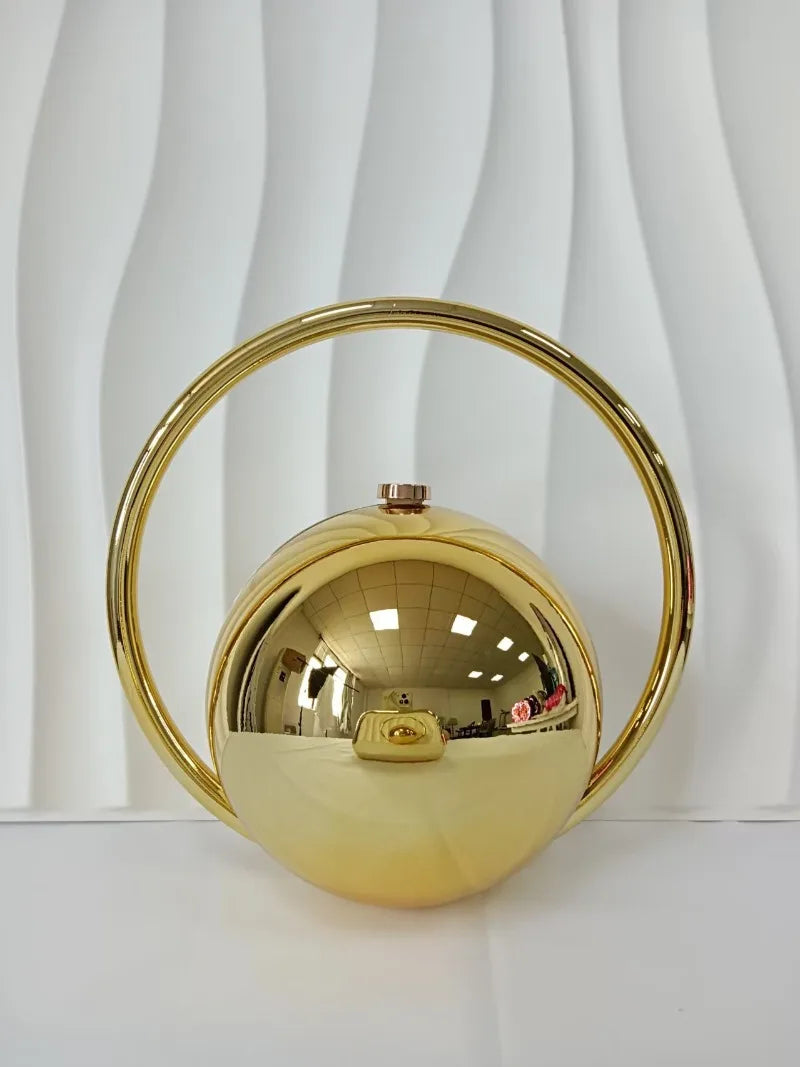 Marble Sphere Evening Clutch Bag