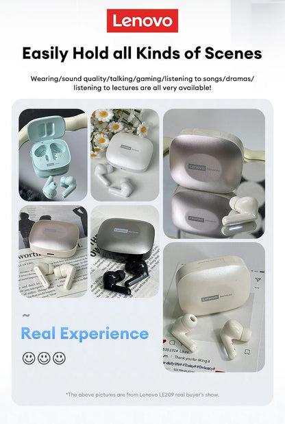 Lenovo LE209 Bluetooth 6.0 True Wireless Earbuds