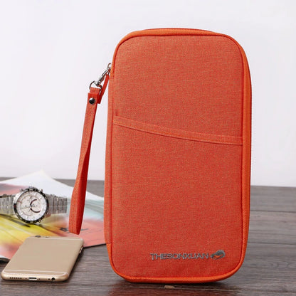 Family RFID Travel Passport Holder Bag