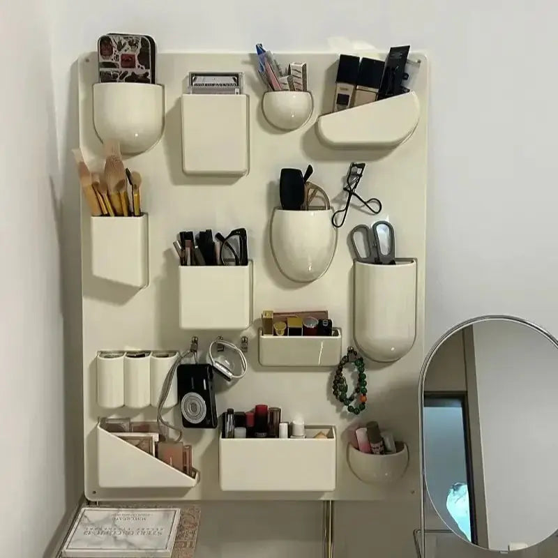 Wall-Mounted Modular Storage Organiser Board