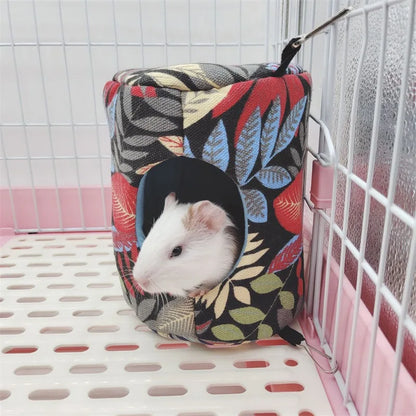 Hamster Hanging House & Soft Cotton Hammock for Small Animals