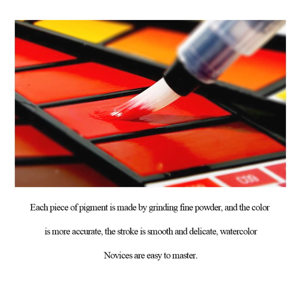 Portable Watercolour Paint Set with Folding Palette