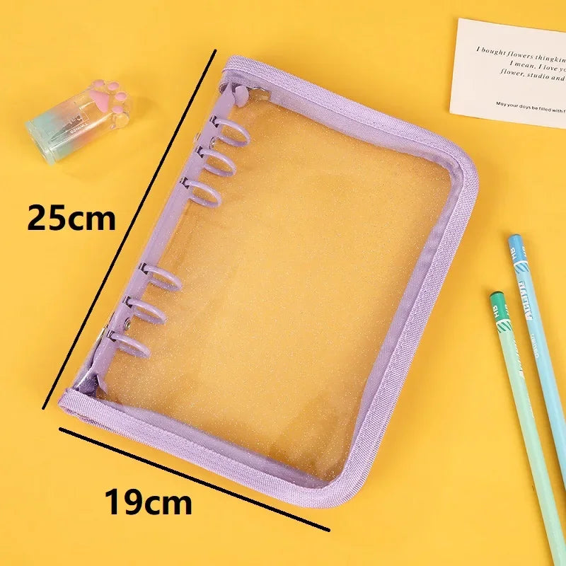 Transparent A5 Ring Binder Organizer