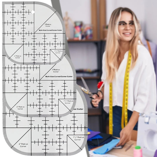Curved Corner Quilting Ruler