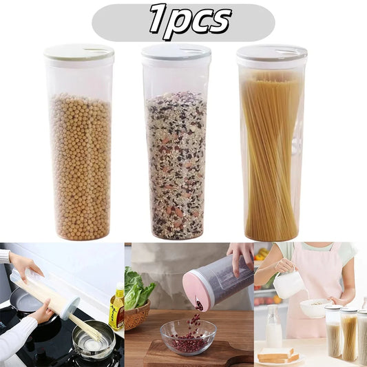 Airtight Pasta Storage Container with Divided Compartments
